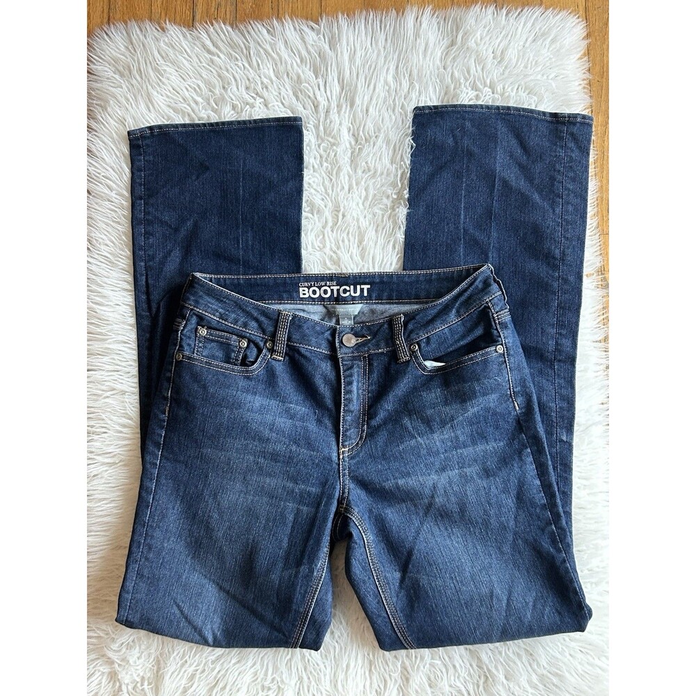 New York & Company Women’s 6 TALL Curvy Low Rise Bootcut Jeans